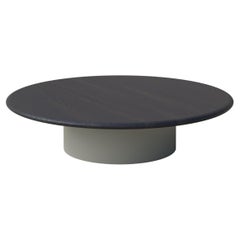 Raindrop Coffee Table, 1000, Black Oak / Pebble Grey