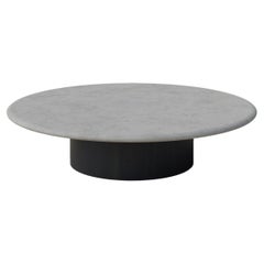 Raindrop Coffee Table, 1000, Microcrete / Black Oak