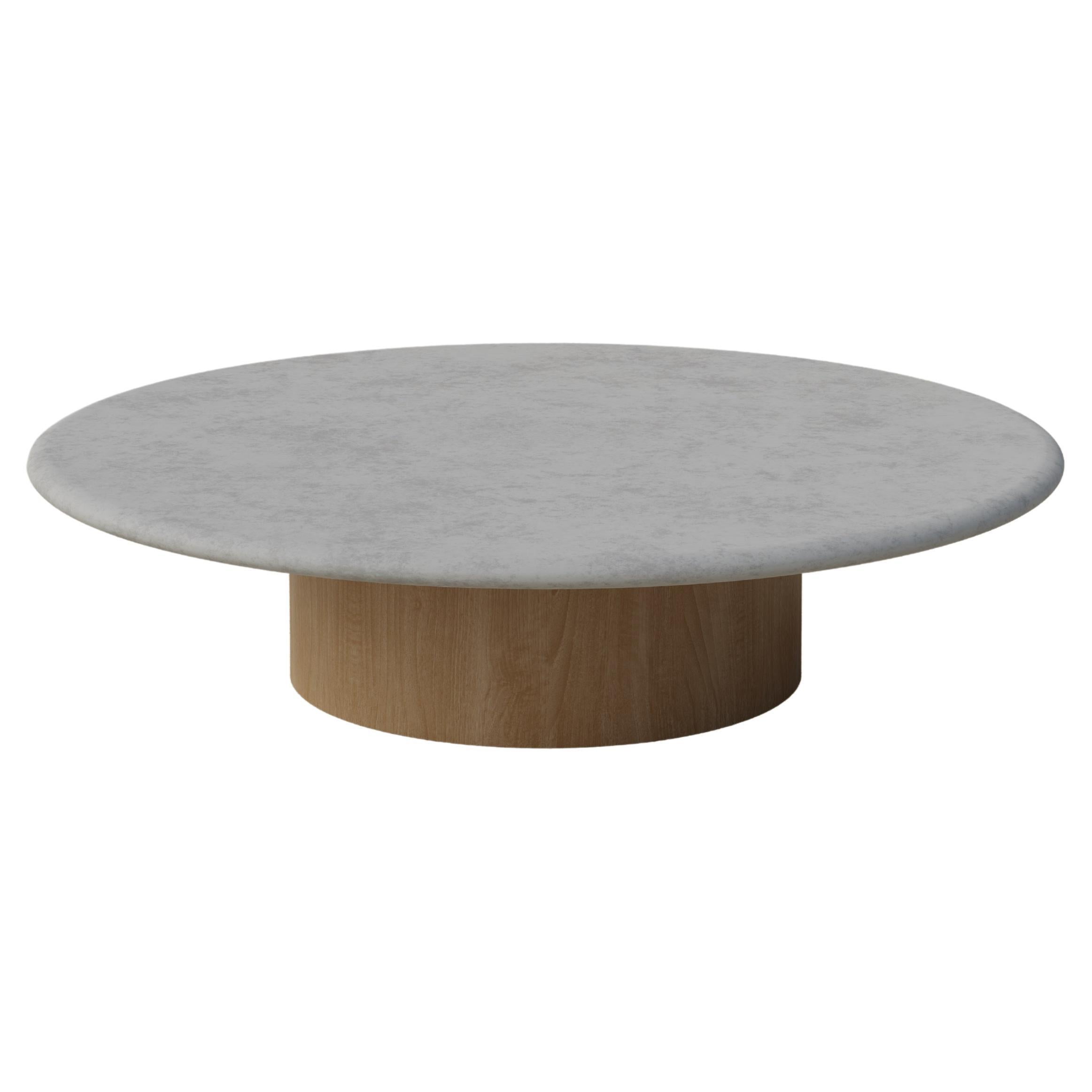 Raindrop Coffee Table, 1000, Microcrete / Oak For Sale