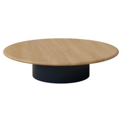 Raindrop Coffee Table, 1000, Oak / Midnight Blue