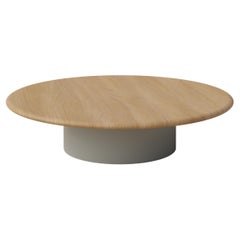 Raindrop Coffee Table, 1000, Oak / Pebble Grey