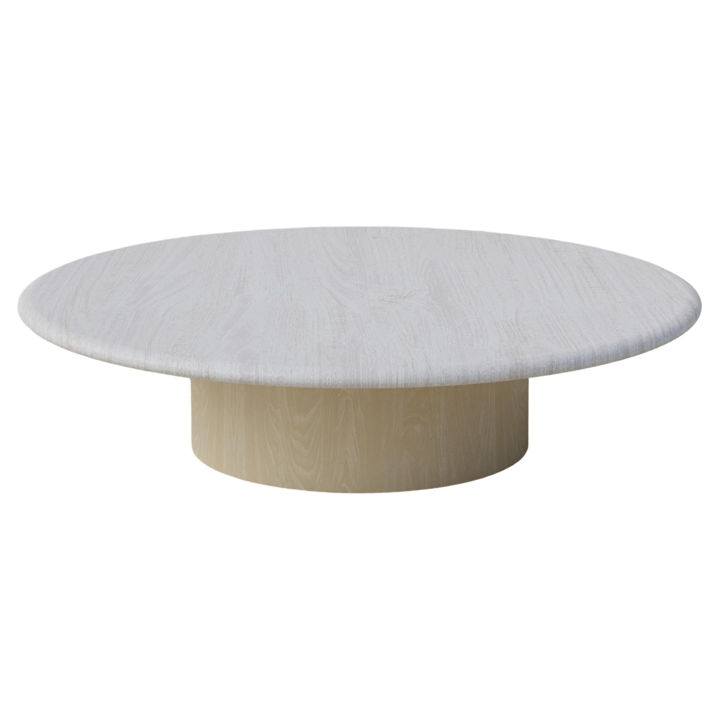Raindrop Coffee Table, 1000, White Oak / Ash