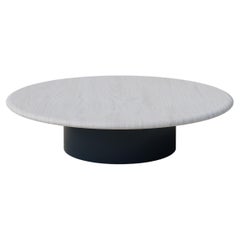 Raindrop Coffee Table, 1000, White Oak / Midnight Blue