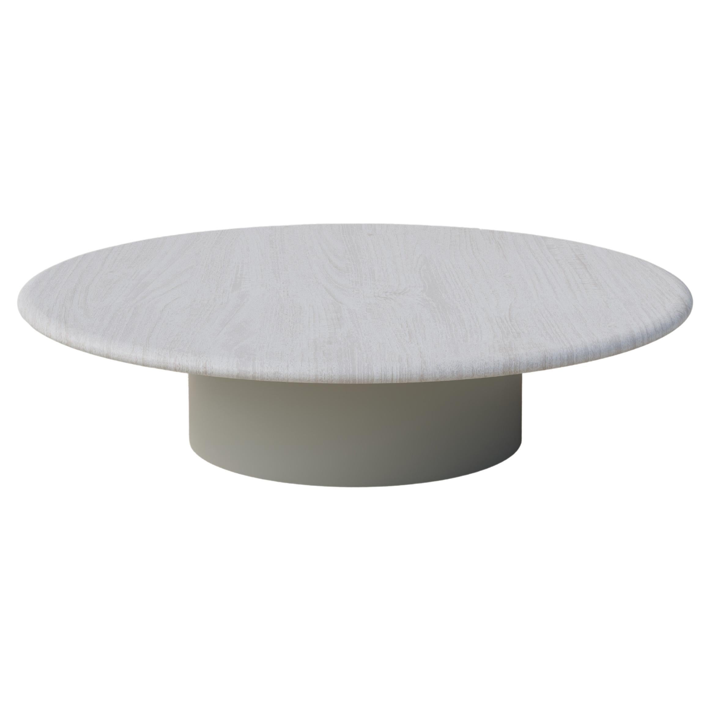 Raindrop Coffee Table, 1000, White Oak / Pebble Grey For Sale