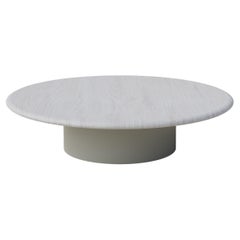 Raindrop Coffee Table, 1000, White Oak / Pebble Grey