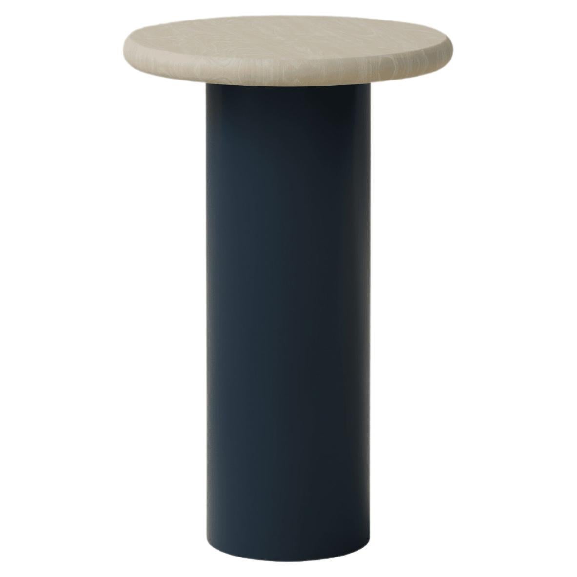 Raindrop Coffee Table, 300, Ash / Midnight Blue For Sale