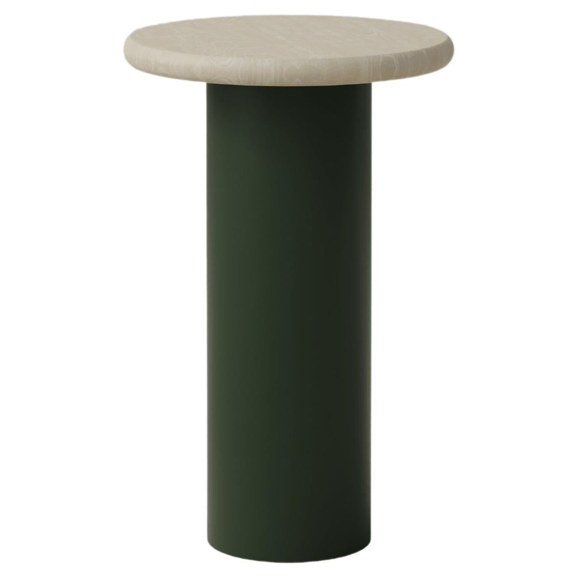 Raindrop Coffee Table, 300, Ash / Moss Green For Sale