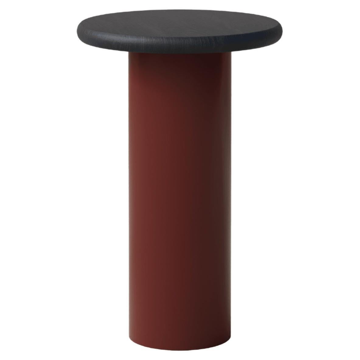 Raindrop Coffee Table, 300, Black Oak / Terracotta For Sale