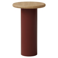 Raindrop Coffee Table, 300, Oak / Terracotta