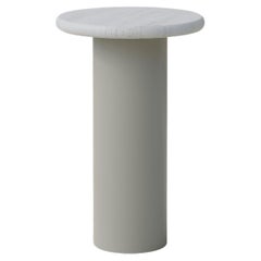 Raindrop Coffee Table, 300, White Oak / Pebble Grey