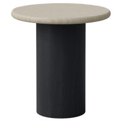 Table basse en forme de goutte d'eau, 400, frêne / chêne noir