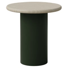Table basse en forme de goutte d'eau, 400, frêne/vert mousse