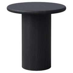 Table basse en forme de goutte d'eau, 400, chêne noir / chêne noir