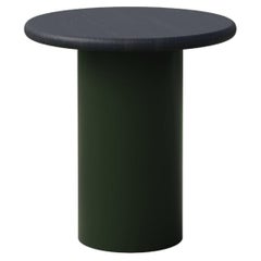 Table basse Raindrop 400, chêne noir/vert mousse