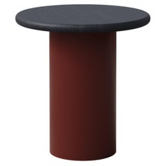 Raindrop Coffee Table, 400, Black Oak / Terracotta