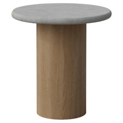 Raindrop Coffee Table, 400, Microcrete / Oak