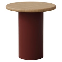 Raindrop Coffee Table, 400, Oak / Terracotta