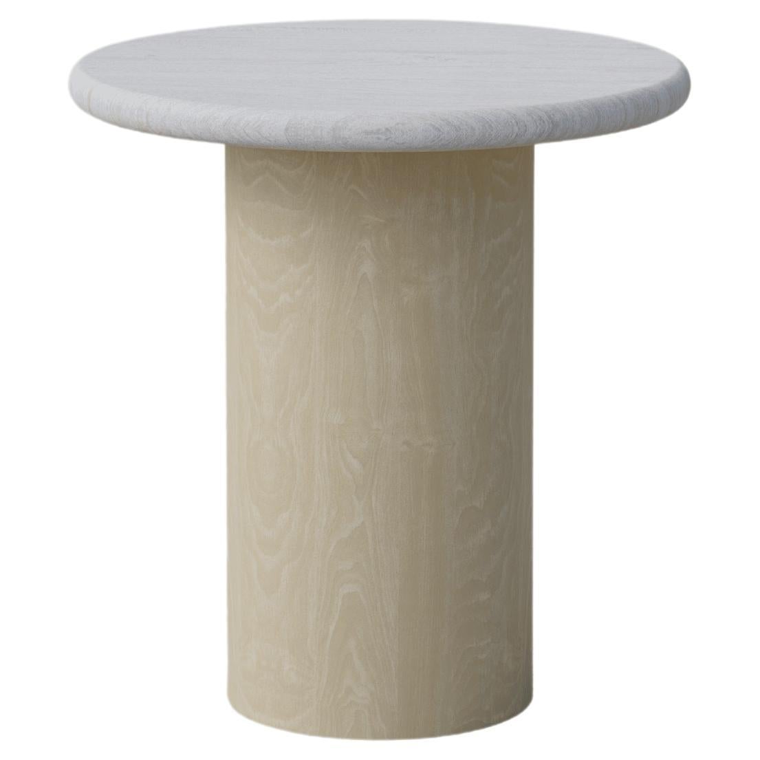 Table basse en forme de goutte d'eau, 400, chêne blanc / frêne