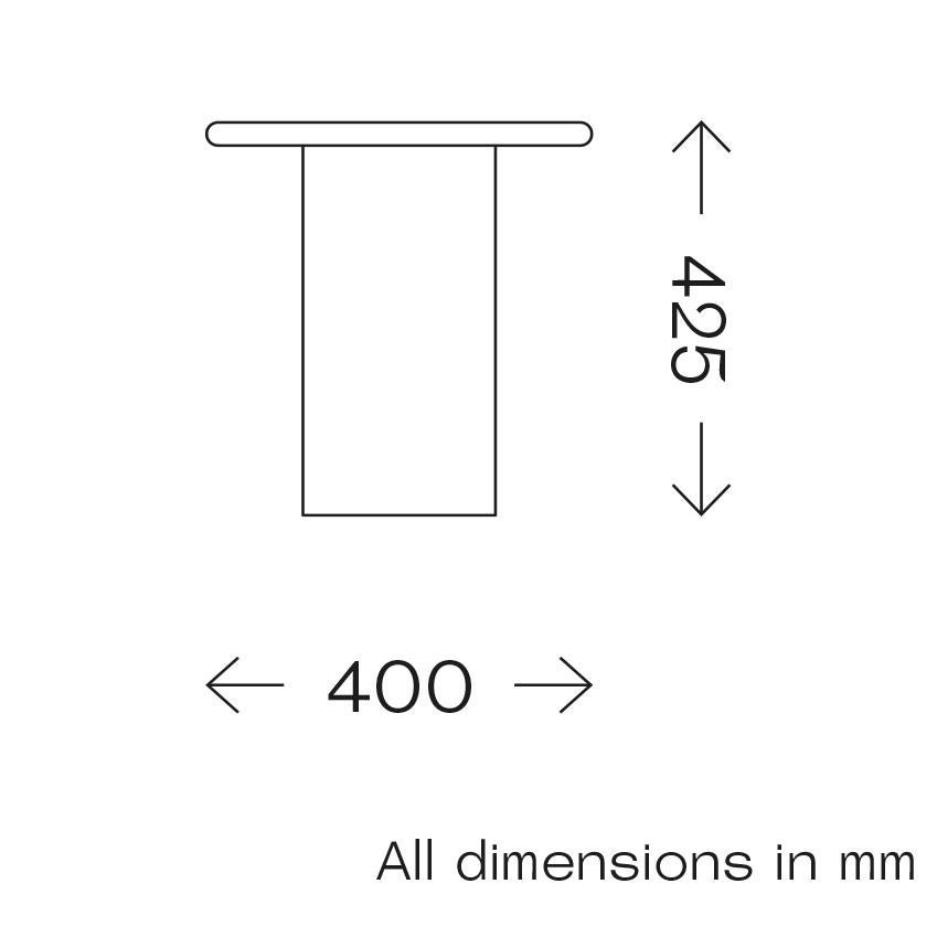 Moderne Table basse Raindrop 400, en chêne blanc et microcrete en vente