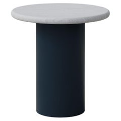 Table basse Raindrop 400, en chêne blanc/bleu nuit