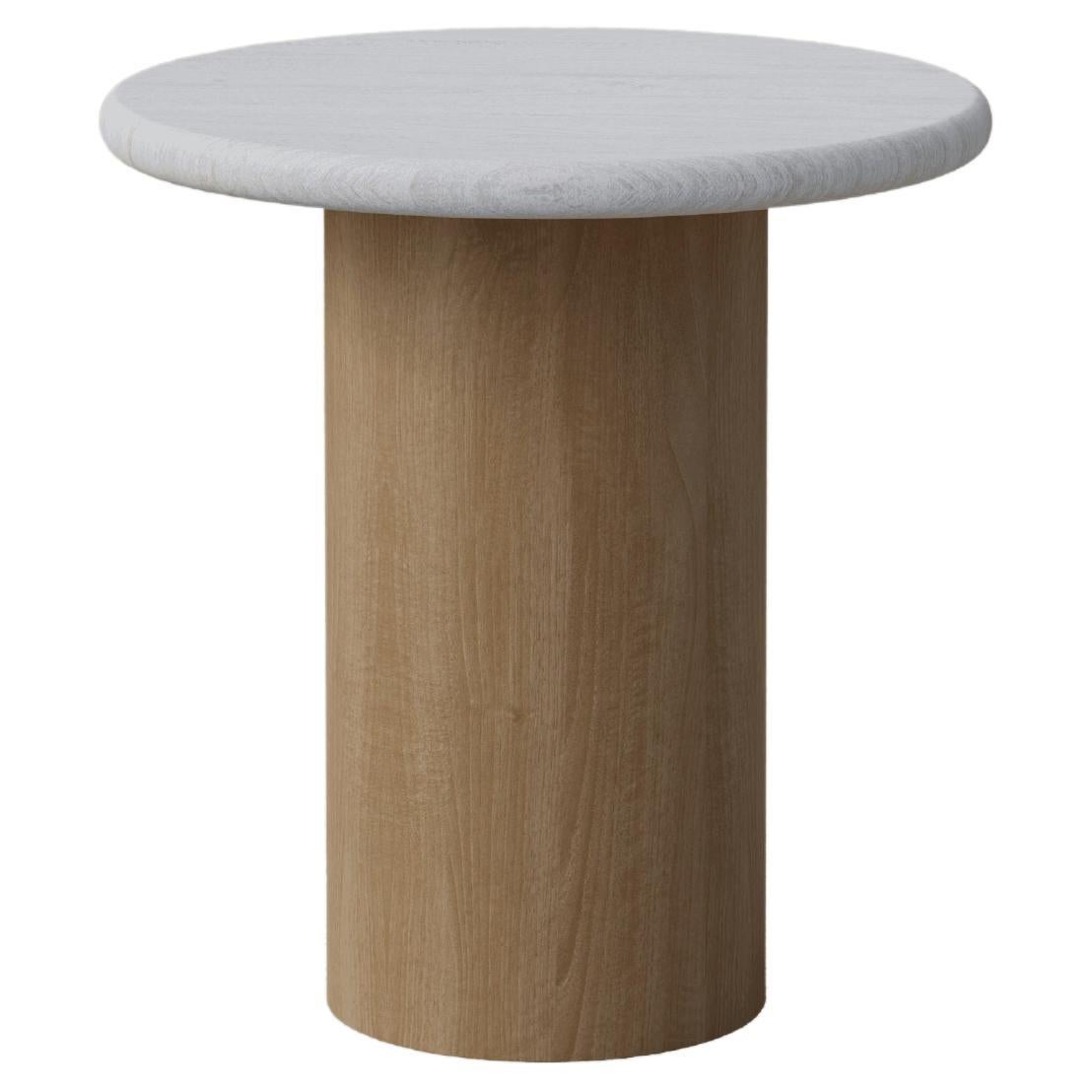 Raindrop Coffee Table, 400, White Oak / Oak For Sale