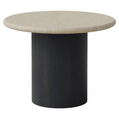 Table basse en forme de goutte d'eau, 500, frêne / chêne noir