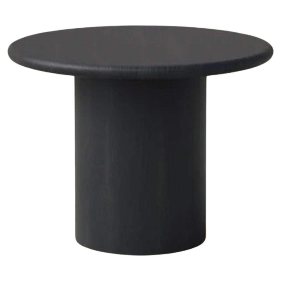 Table basse en forme de goutte d'eau, 500, chêne noir / chêne noir