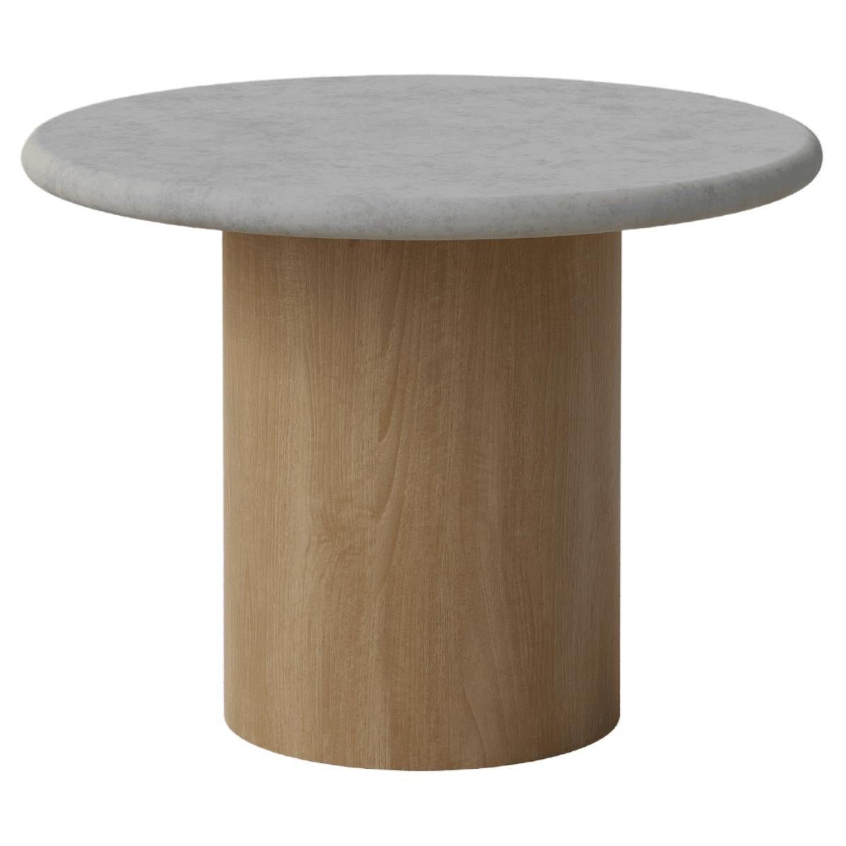 Raindrop Coffee Table, 500, Microcrete / Oak