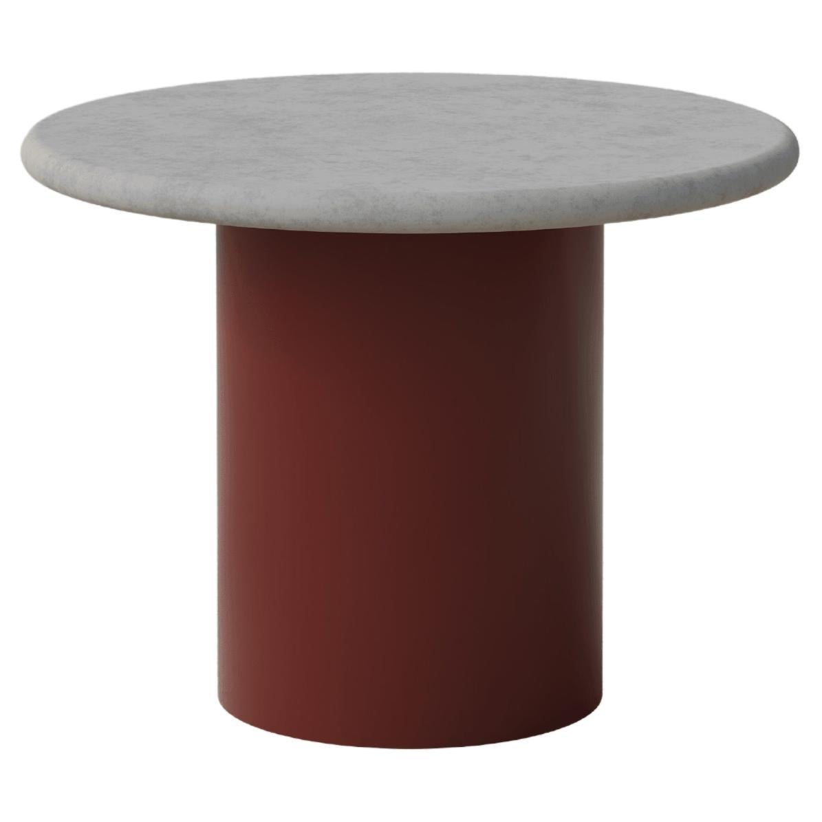 Raindrop Coffee Table, 500, Microcrete / Terracotta For Sale