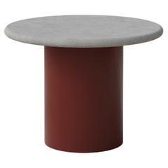 Raindrop Coffee Table, 500, Microcrete / Terracotta
