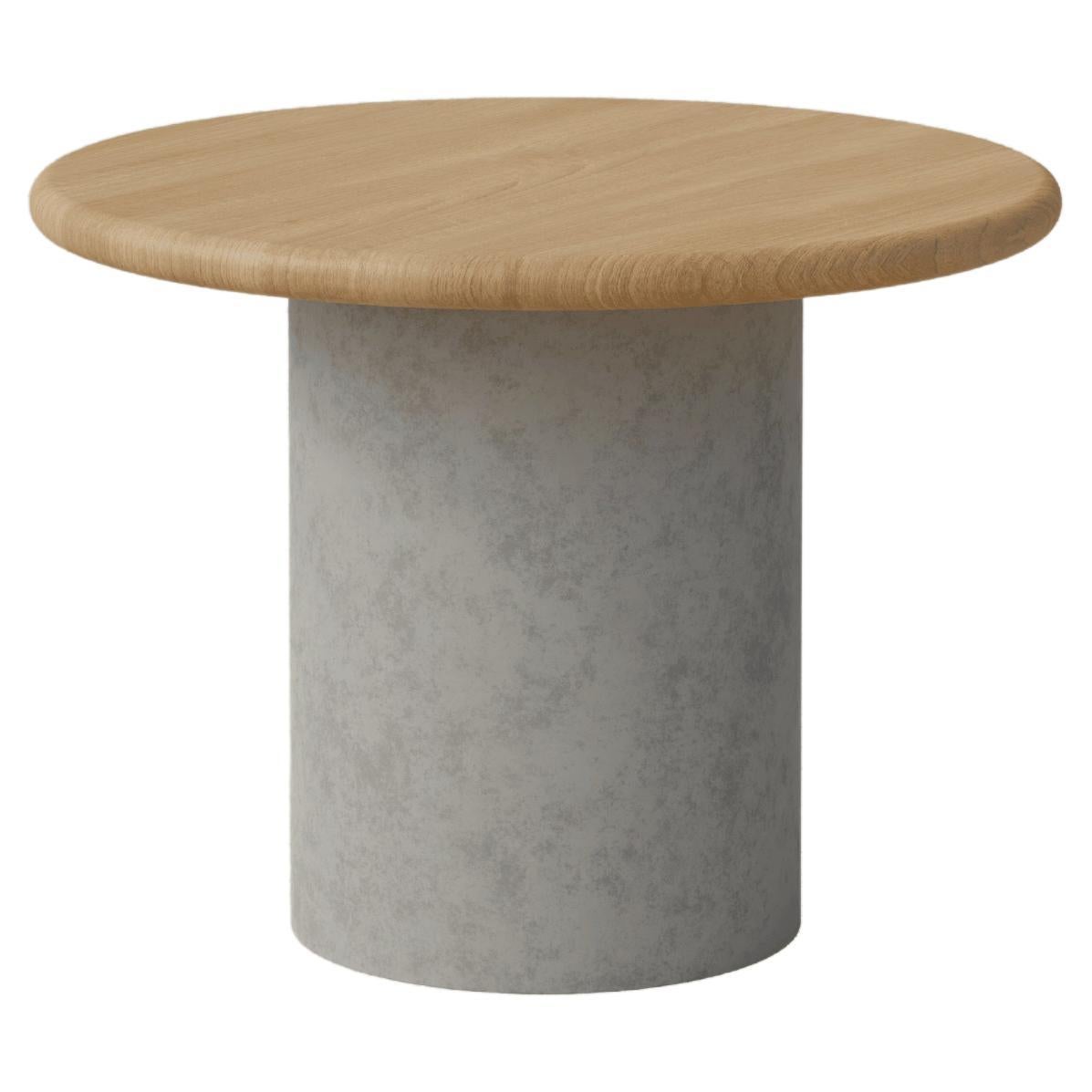 Raindrop Coffee Table, 500, Oak / Microcrete