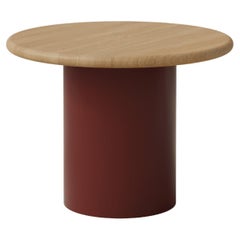 Raindrop Coffee Table, 500, Oak / Terracotta