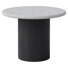 Raindrop Coffee Table, 500, White Oak / Black Oak