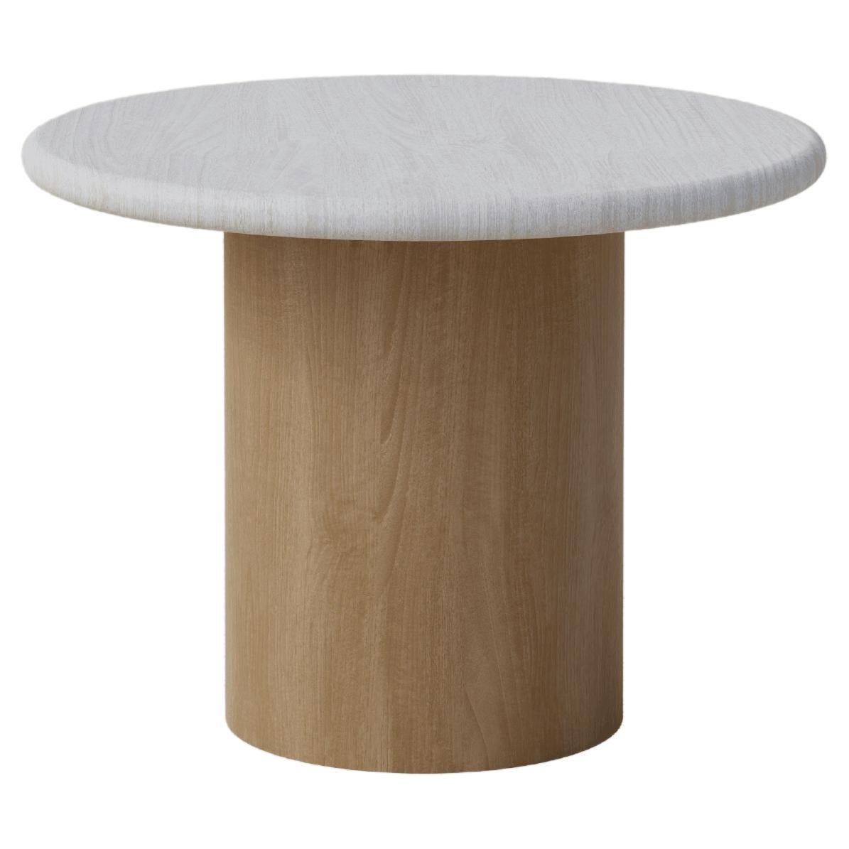 Raindrop Coffee Table, 500, White Oak / Oak