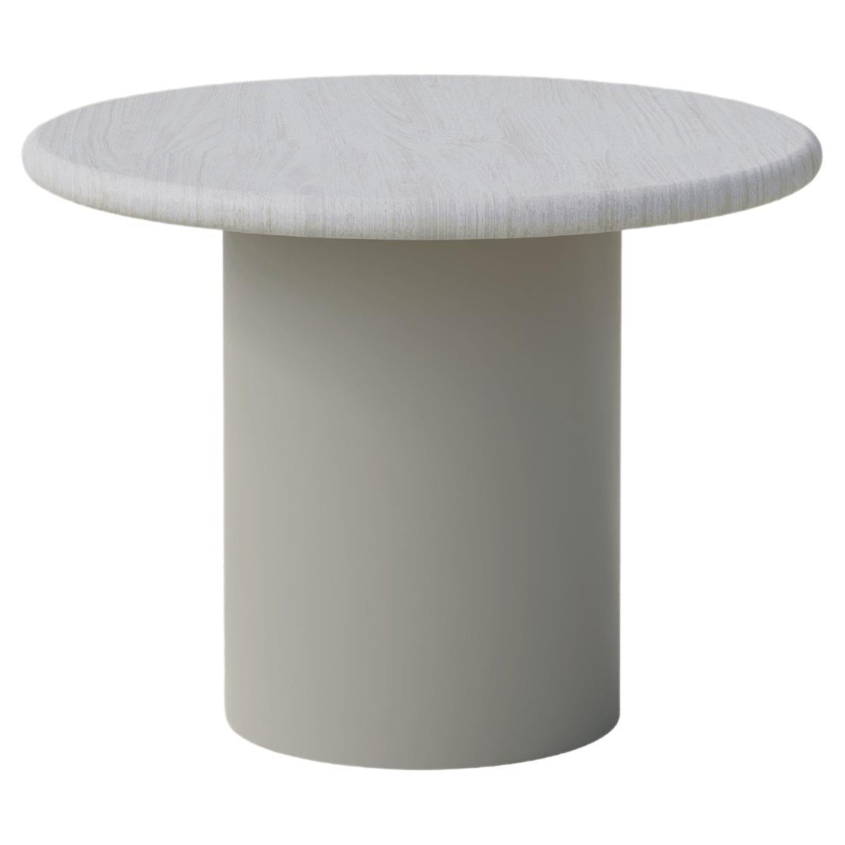 Raindrop Coffee Table, 500, White Oak / Pebble Grey For Sale