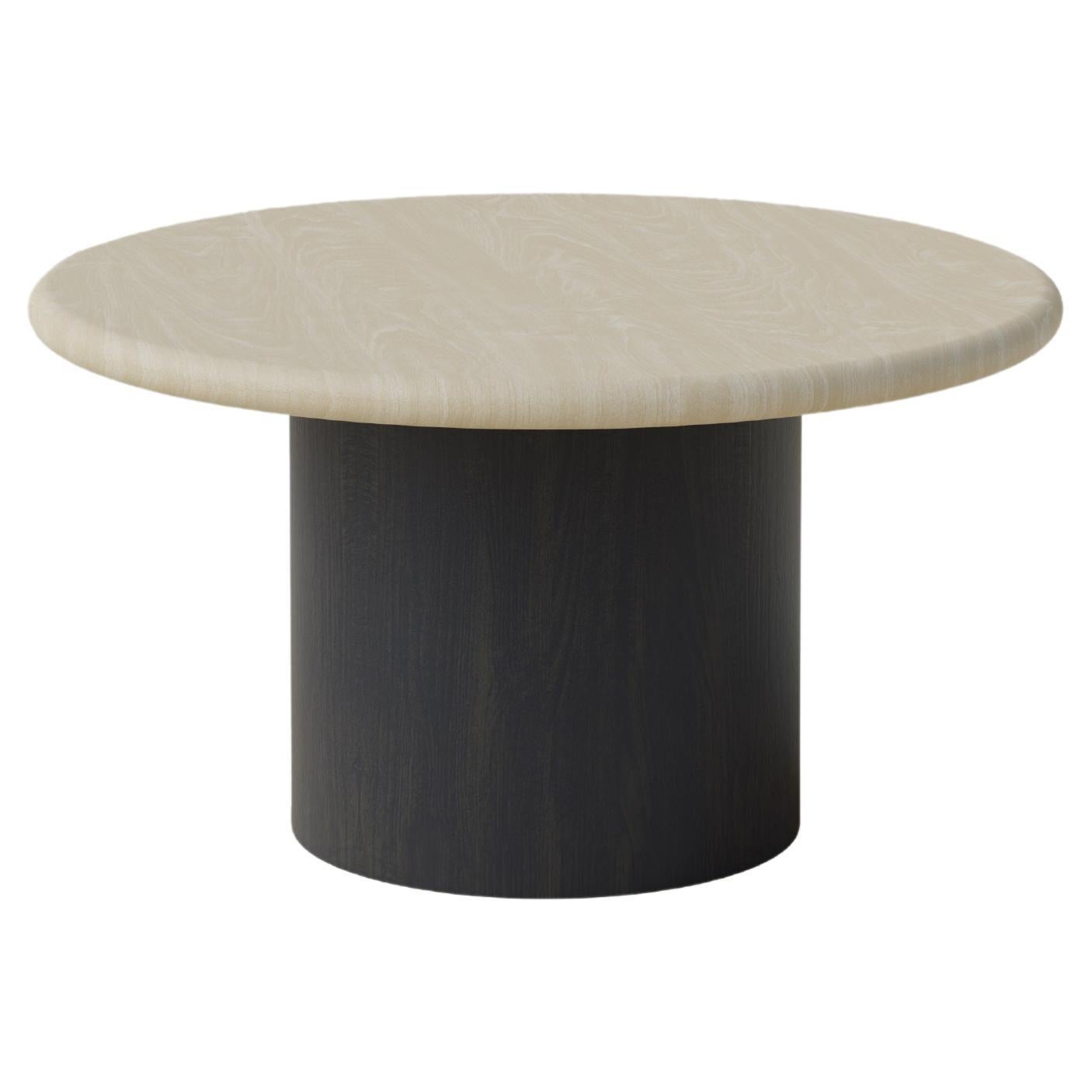 Raindrop Coffee Table, 600, Ash / Black Oak For Sale