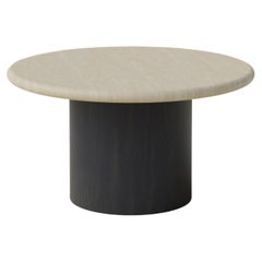 Table basse en forme de goutte d'eau, 600, frêne / chêne noir