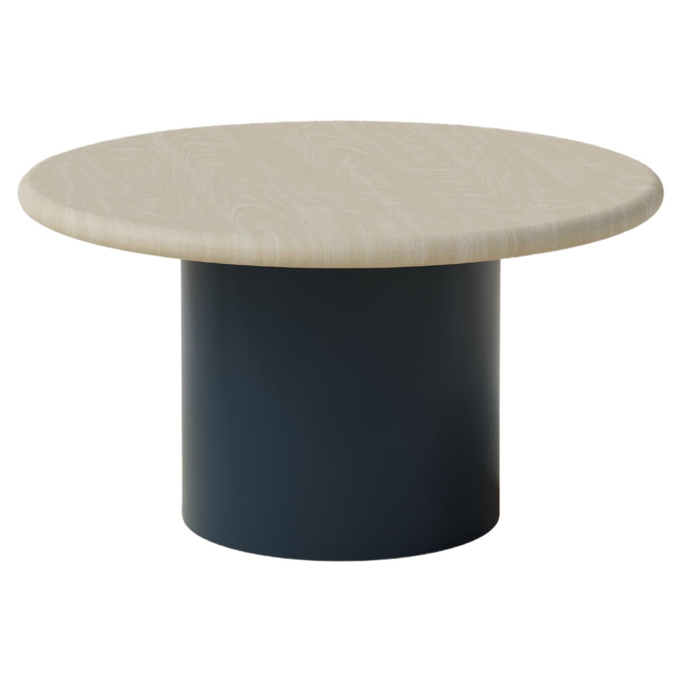 Raindrop Coffee Table, 600, Ash / Midnight Blue For Sale