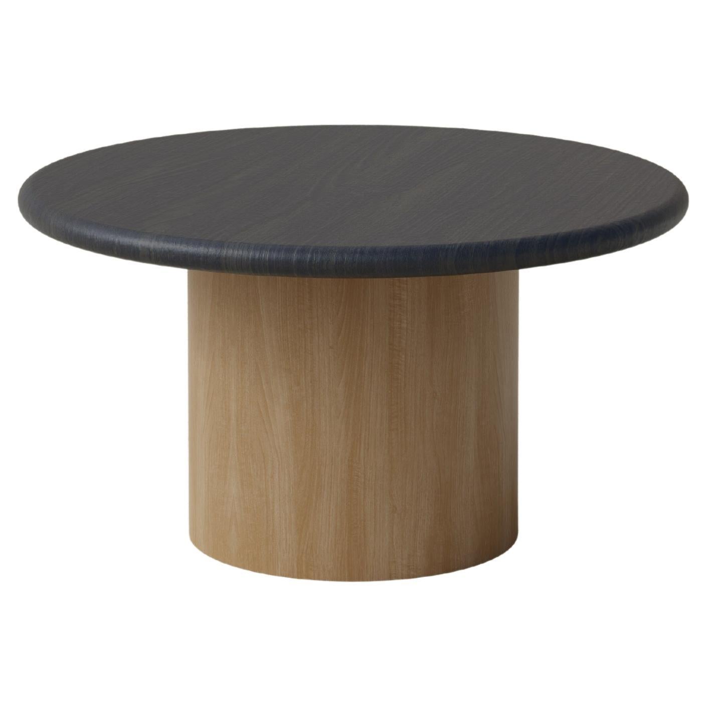 Raindrop Coffee Table, 600, Black Oak / Oak