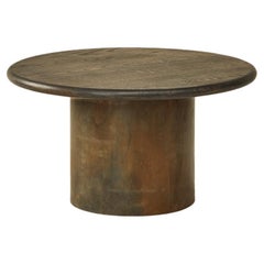 Raindrop Coffee Table, 600, Black Oak / Patinated 