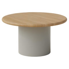 Raindrop Coffee Table, 600, Oak / Pebble Grey