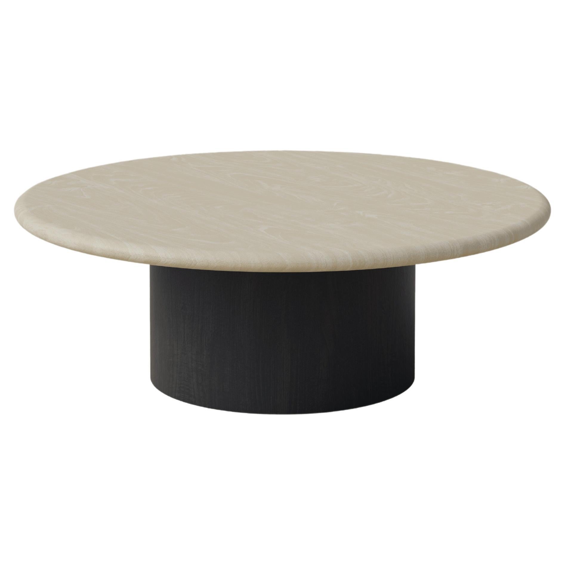 Raindrop Coffee Table, 800, Ash / Black Oak