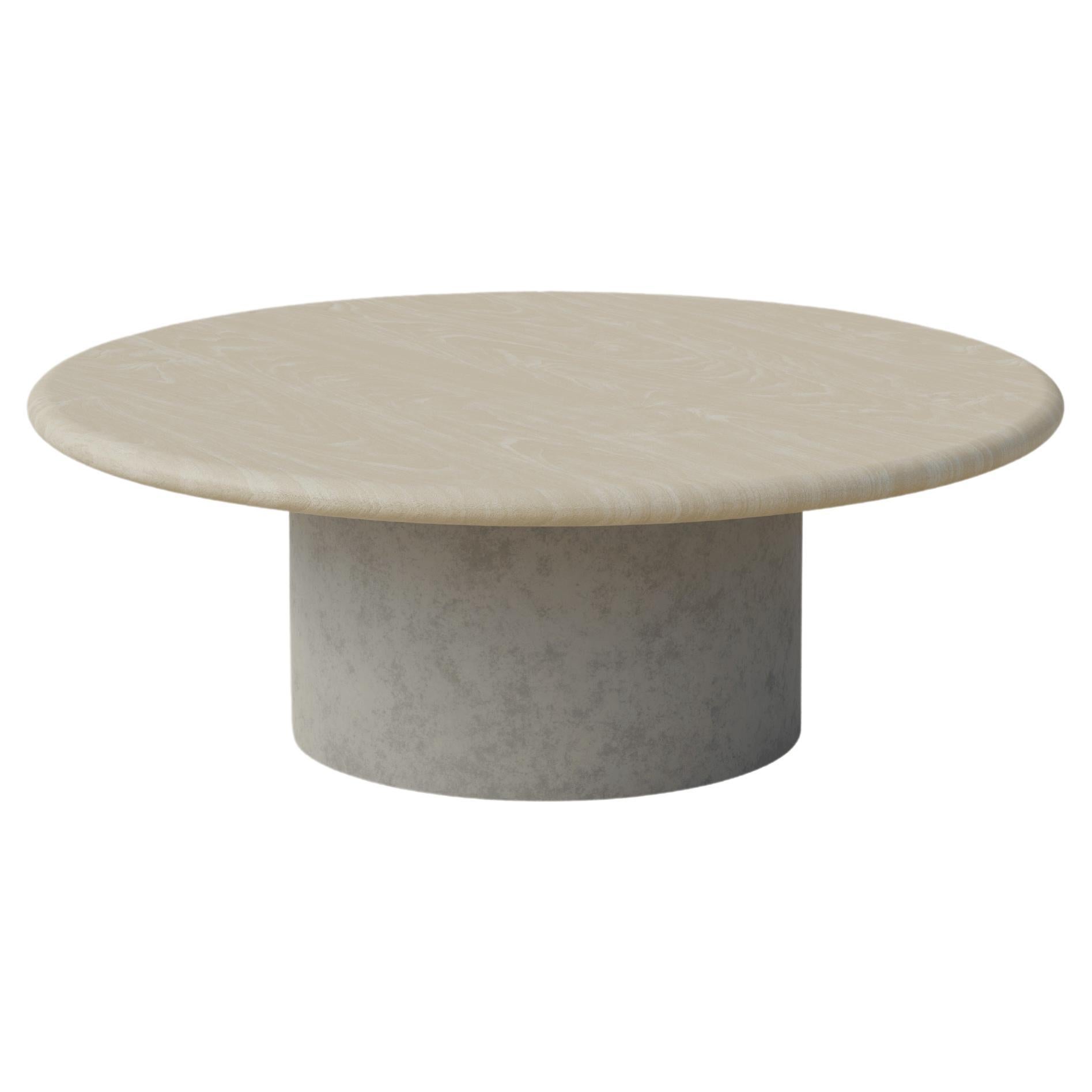 Raindrop Coffee Table, 800, Ash / Microcrete For Sale