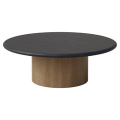 Table basse Raindrop 800, en chêne et chêne noir