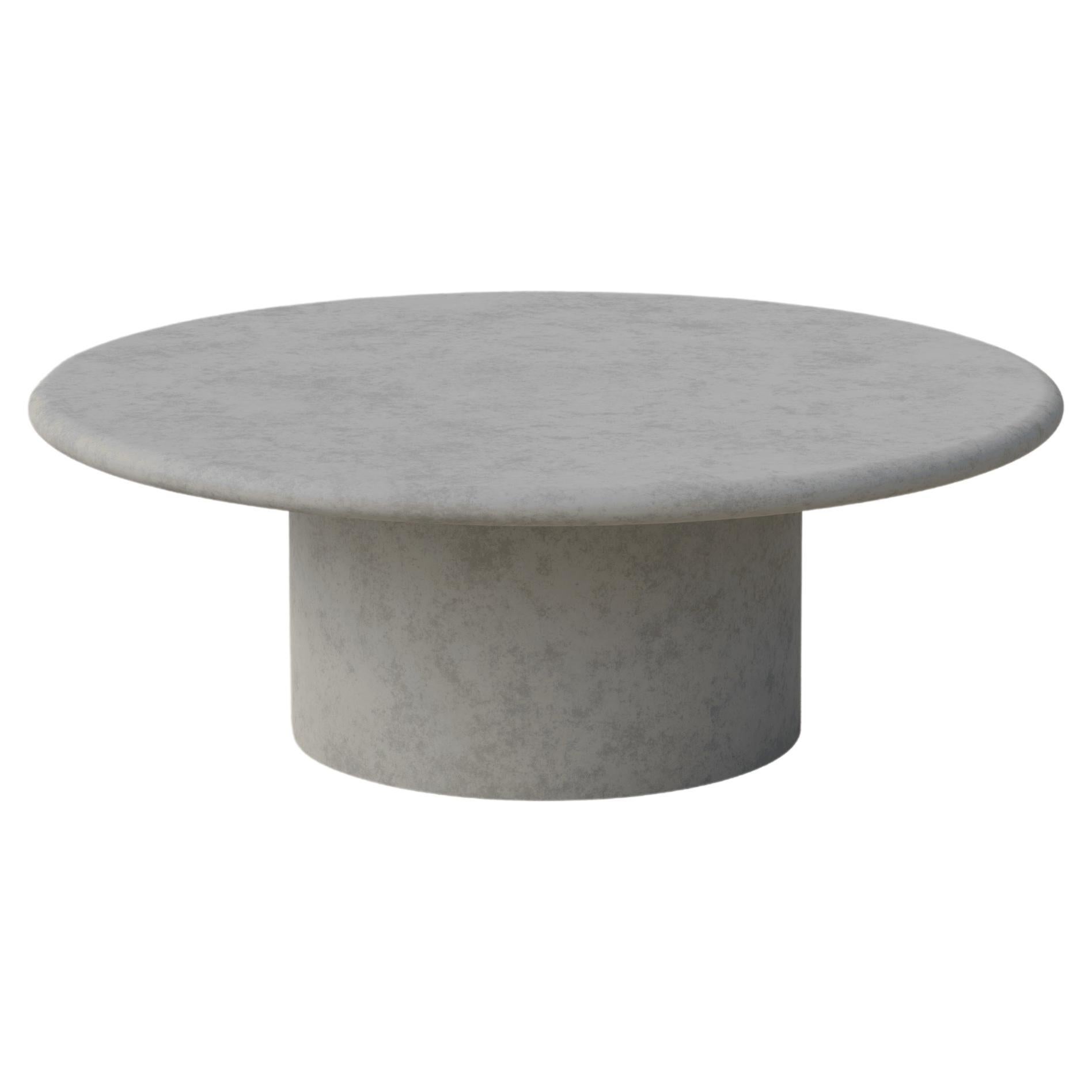 Table basse Raindrop 800, microcrete/gris galuchat
