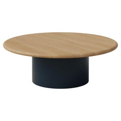 Raindrop Coffee Table, 800, Oak / Midnight Blue