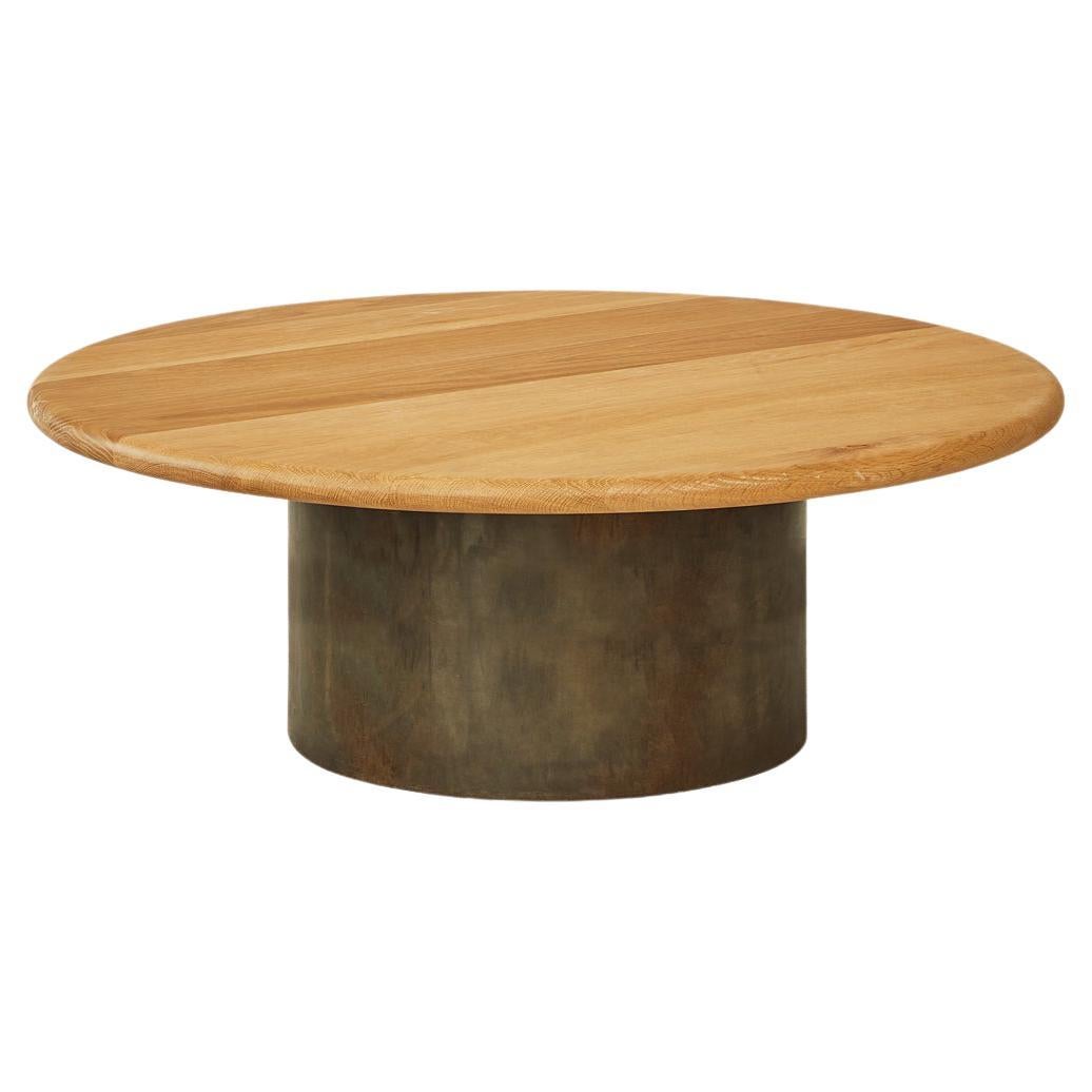 Raindrop Coffee Table, 800, Oak / Patinated  For Sale