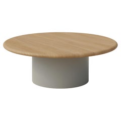 Raindrop Coffee Table, 800, Oak / Pebble Grey