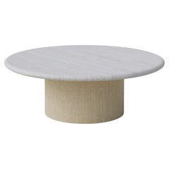 Table basse en forme de goutte d'eau, 800, chêne blanc / frêne