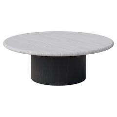 Raindrop Coffee Table, 800, White Oak / Black Oak